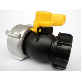 Hlavný výpustný guľový ventil pre IBC kontajner 75mm/S60x6