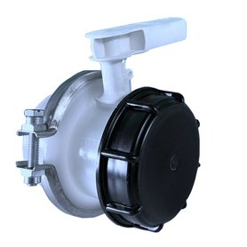 Hlavný výpustný posuvný klapkový ventil pre IBC kontajner 100mm/S100x8 Werit